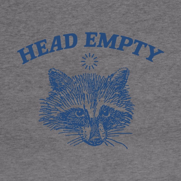 head empty raccoon shirt, Retro Cartoon T Shirt, Weird T Shirt, Meme T Shirt, Trash Panda T Shirt, Unisex by ILOVEY2K